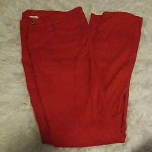 Red jeans